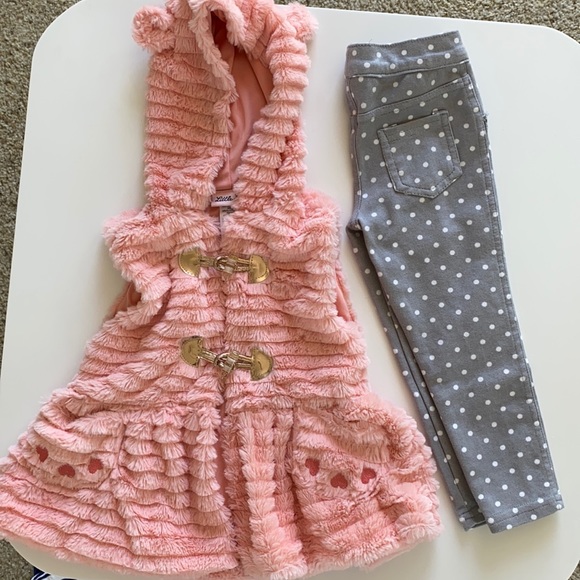 Toddler Girls Vest & Pants Bundle